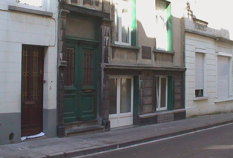 De Italiaanse politieke balling Carlo Armellini woonde in dit huis in Karel VI straat, 4 in de Brusselse deelgemeente St.-Joost-ten-Node (Bron: Wikimedia).