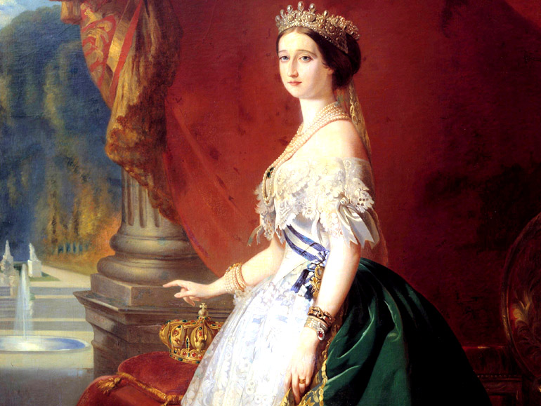 De Franse keizerin Eugenie de Montijo de Montijo