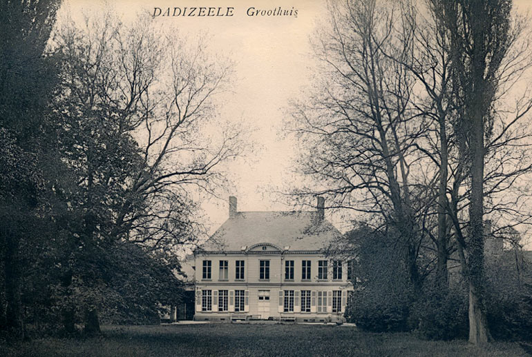 De villa De Bast in Dadizele, ook 't Wit Huis of Groot huis genoemd.