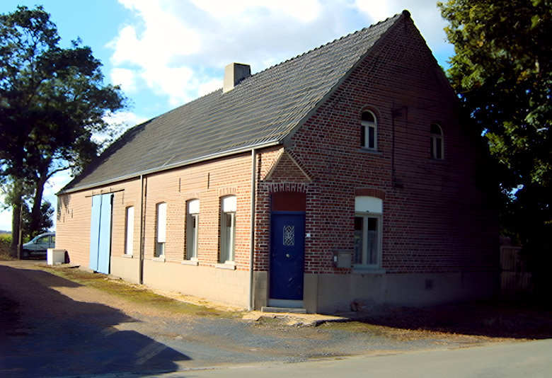 Boerenarbeidershuis uit het vierde kwart van de 19de eeuw (foto: Linda Malfait). 