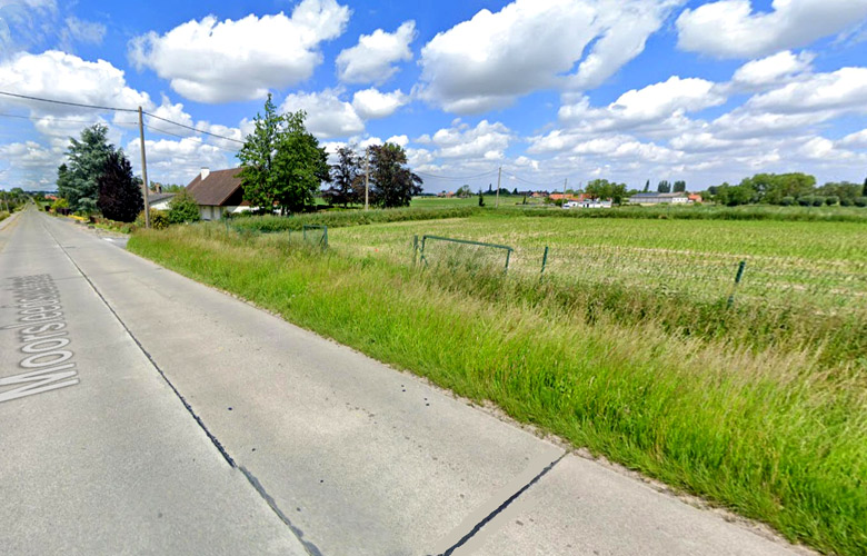 De Schouthoek op de hoek van de gelijknamige straat met de Moorsleedsestraat (Bron: Google Street View).