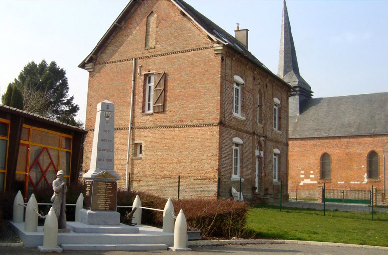 De pastorij van de Franse gemeente Beaucamp-le-Jeune